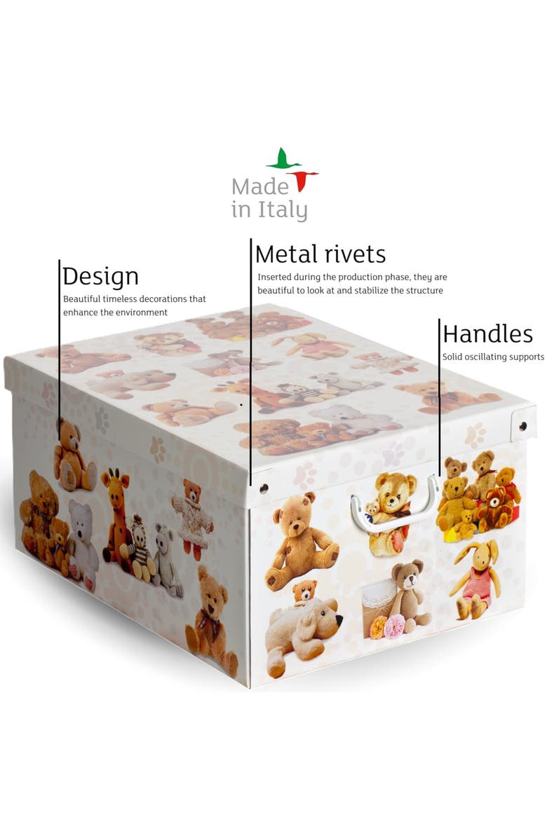 Lavatelli 6 Pack Large Sized Storage Box, Alternate, color, Multicolored