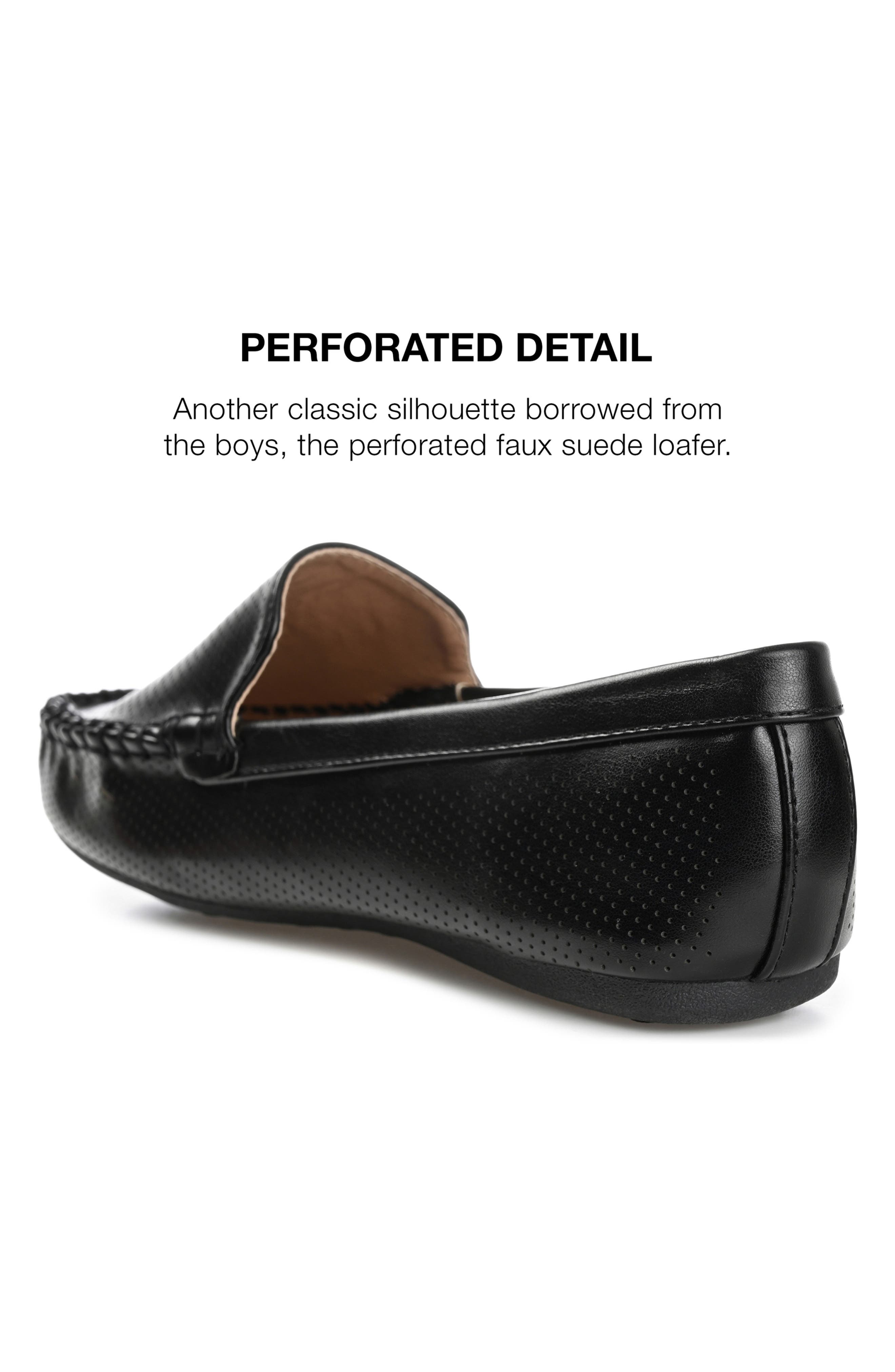Halsey Loafer - Wide Width, Alternate, color, BLACK PU