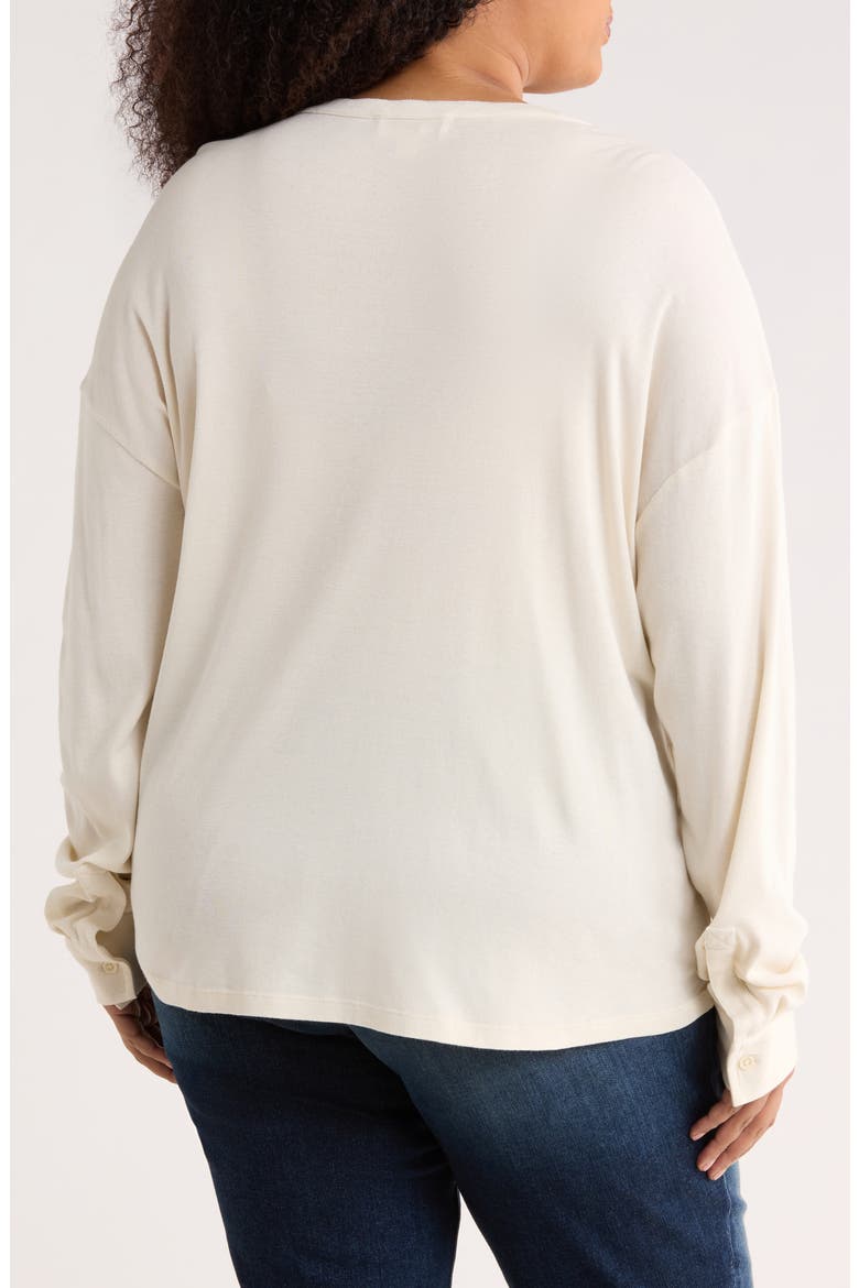 Classic Henley, Alternate, color, WHITE