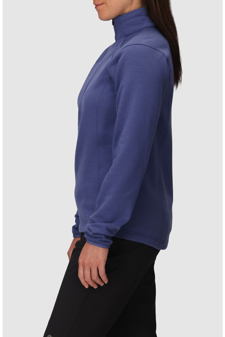 Crescent Fleece Half Zip Pullover, Alternate, color, GALACTIC