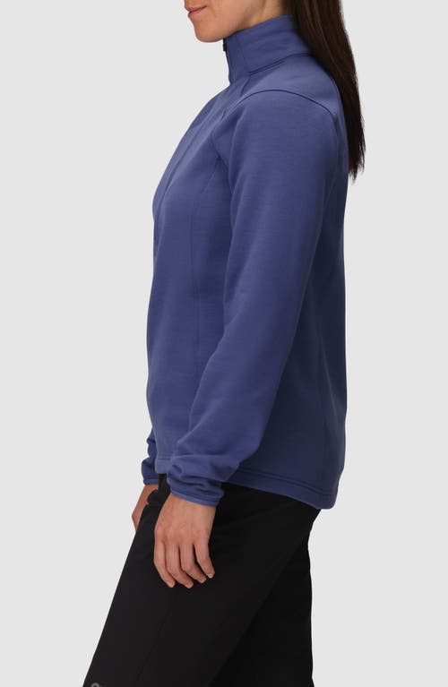 Outdoor Research Crescent Fleece Half Zip Pullover In Blue