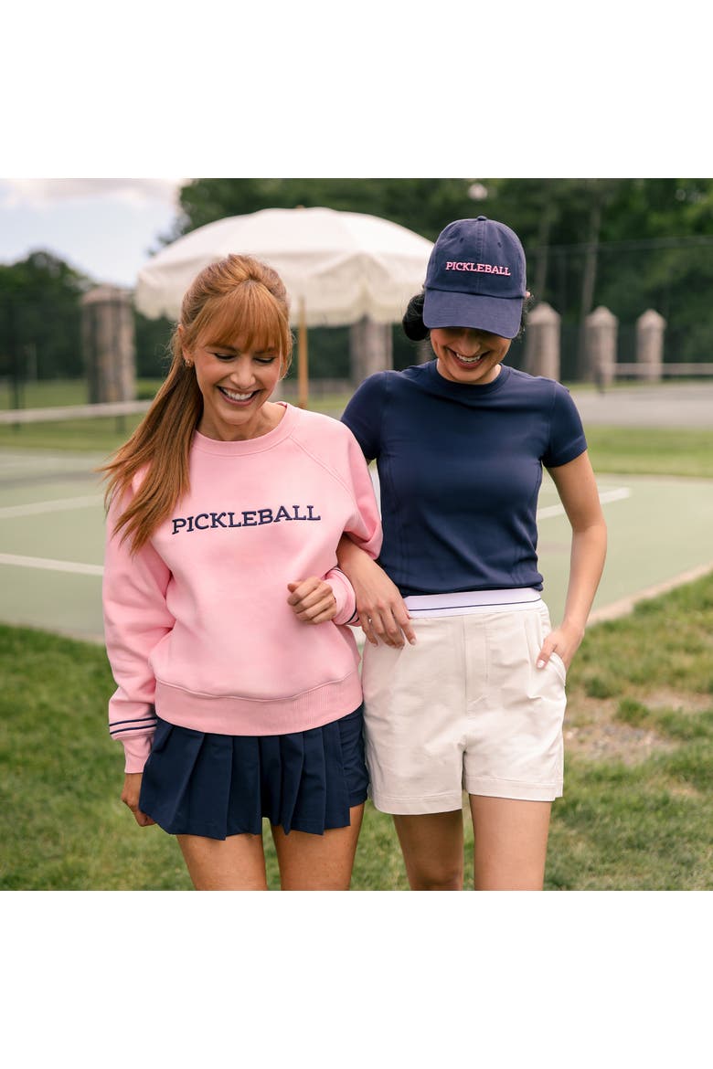 Play All Sweatshirt, Alternate, color, Pink/Navy Pickleball