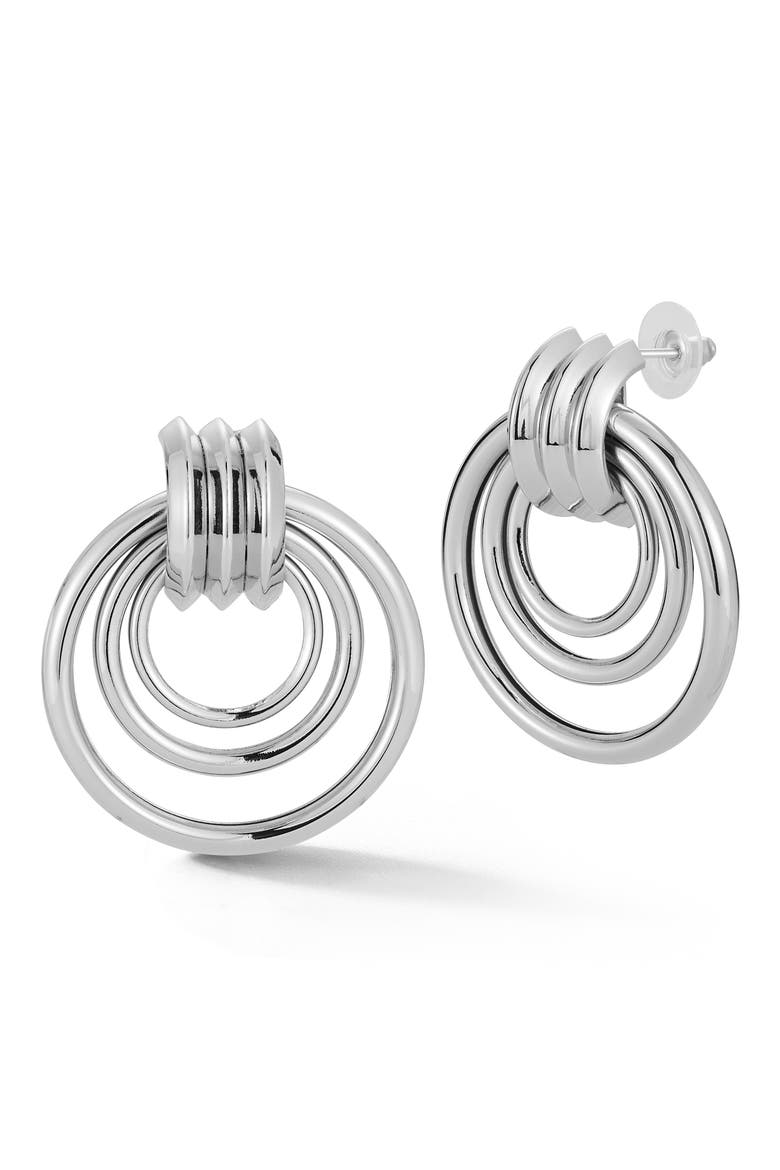 Drop Earrings, Main, color, SILVER