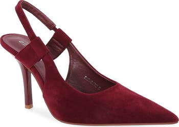 BERNESS Faux Suede Slingback Stiletto Pump (Women) | Nordstromrack