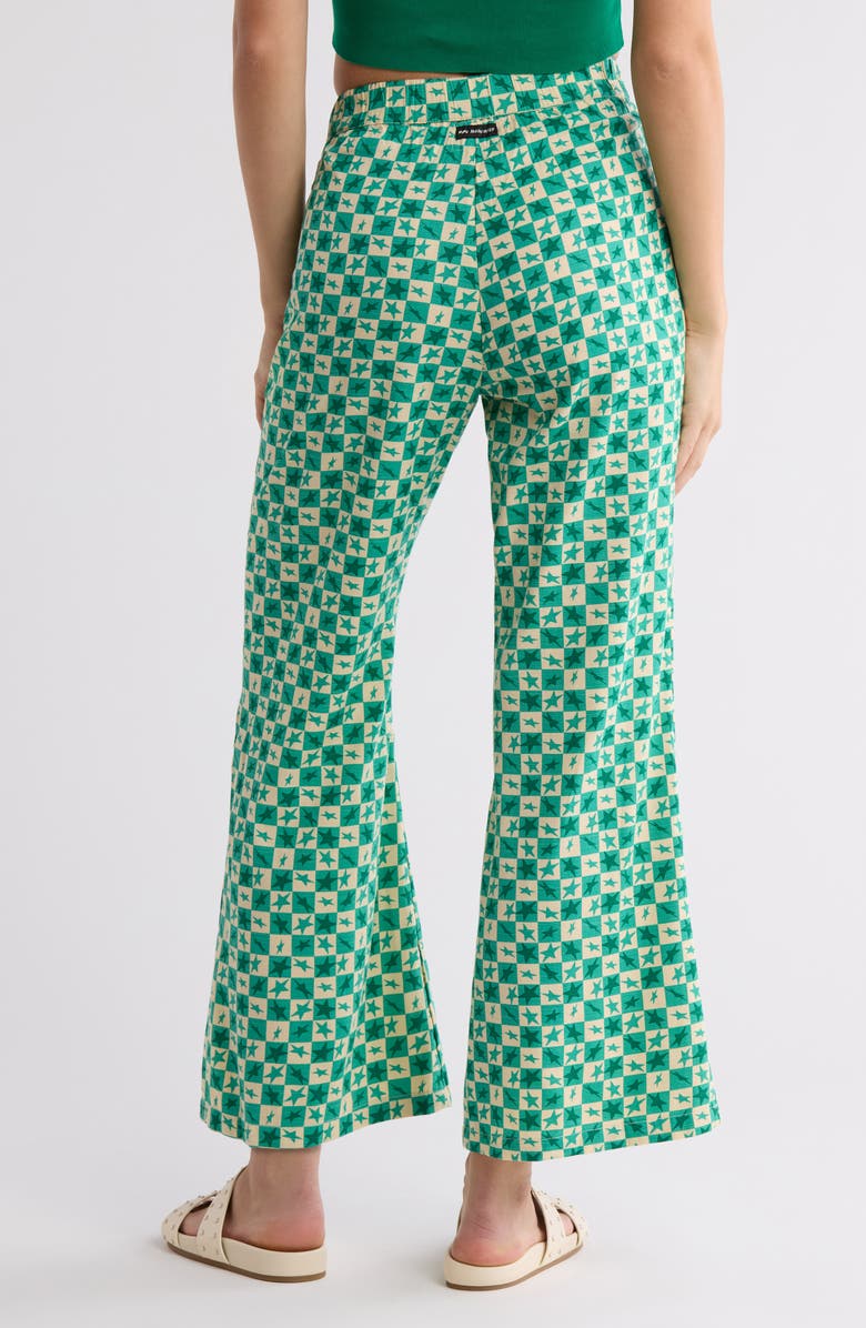 Billabong x Mami Wata Going Coastal Flare Pants, Alternate, color, Multi Blue Print
