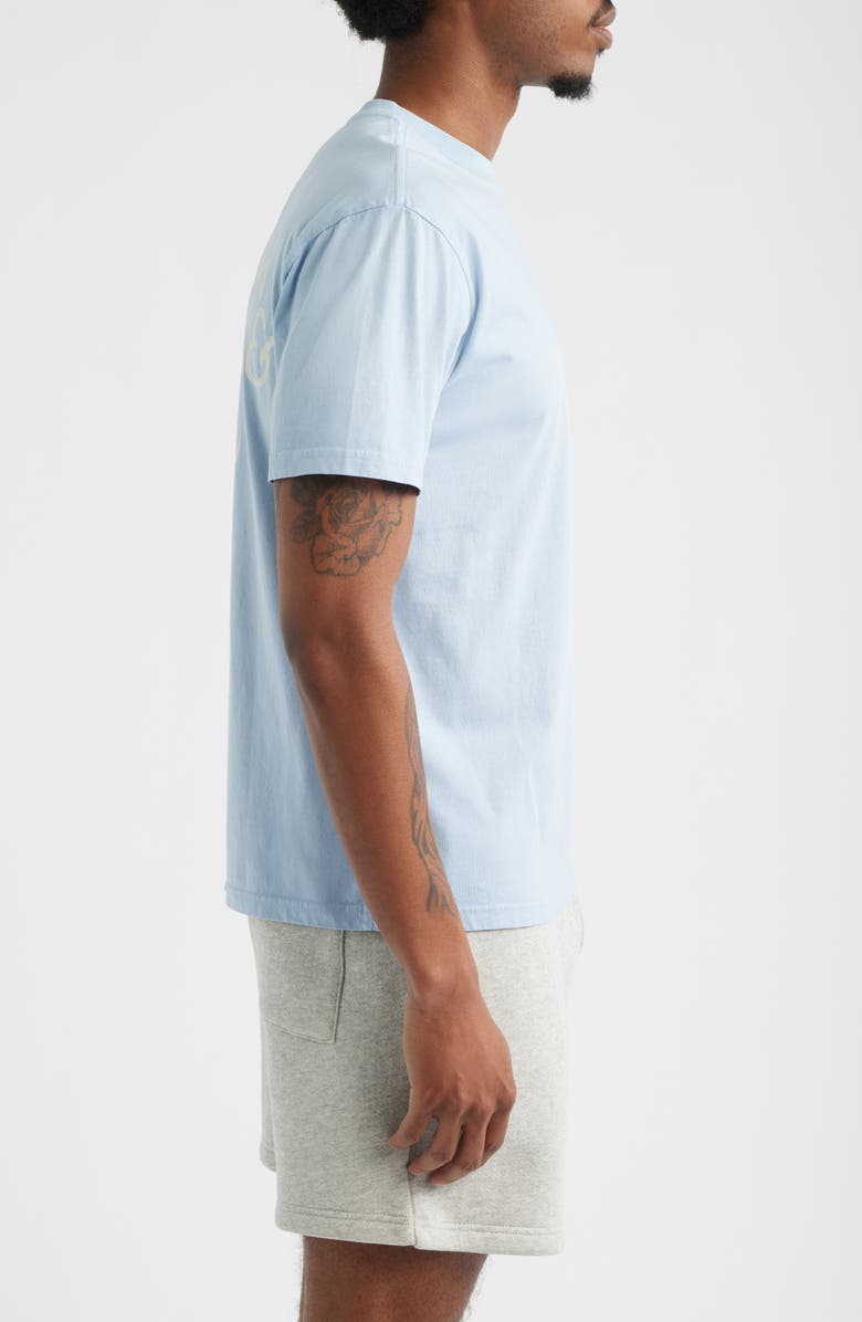 Museum of Peace & Quiet Scribble Cotton Graphic T-Shirt, Alternate, color, Baby Blue