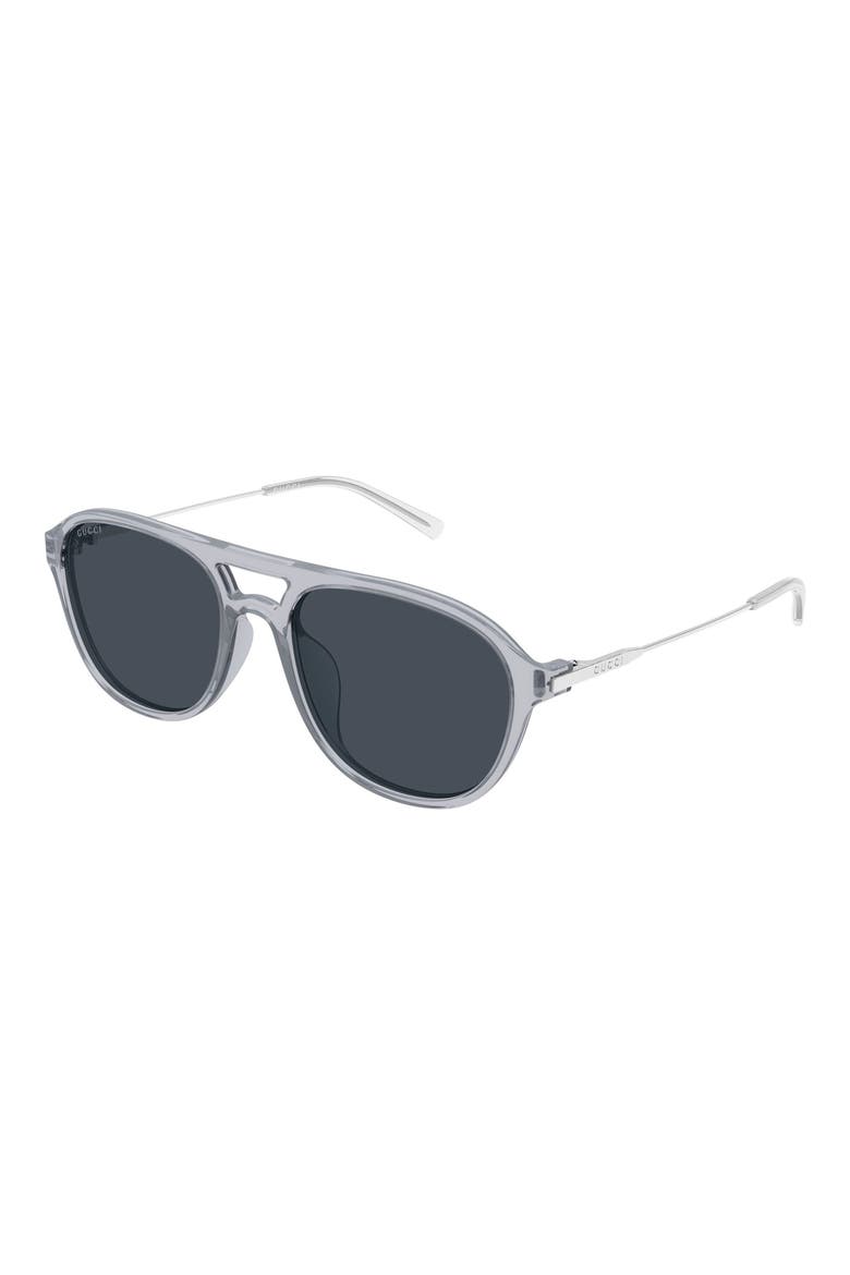GG2254SK 57mm Polarized Gradient Navigator Sunglasses, Alternate, color, GREY