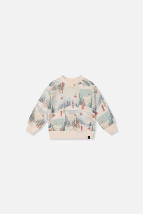 Fleece Crew Neck Ribbed Cuff Sweatshirt (baby)