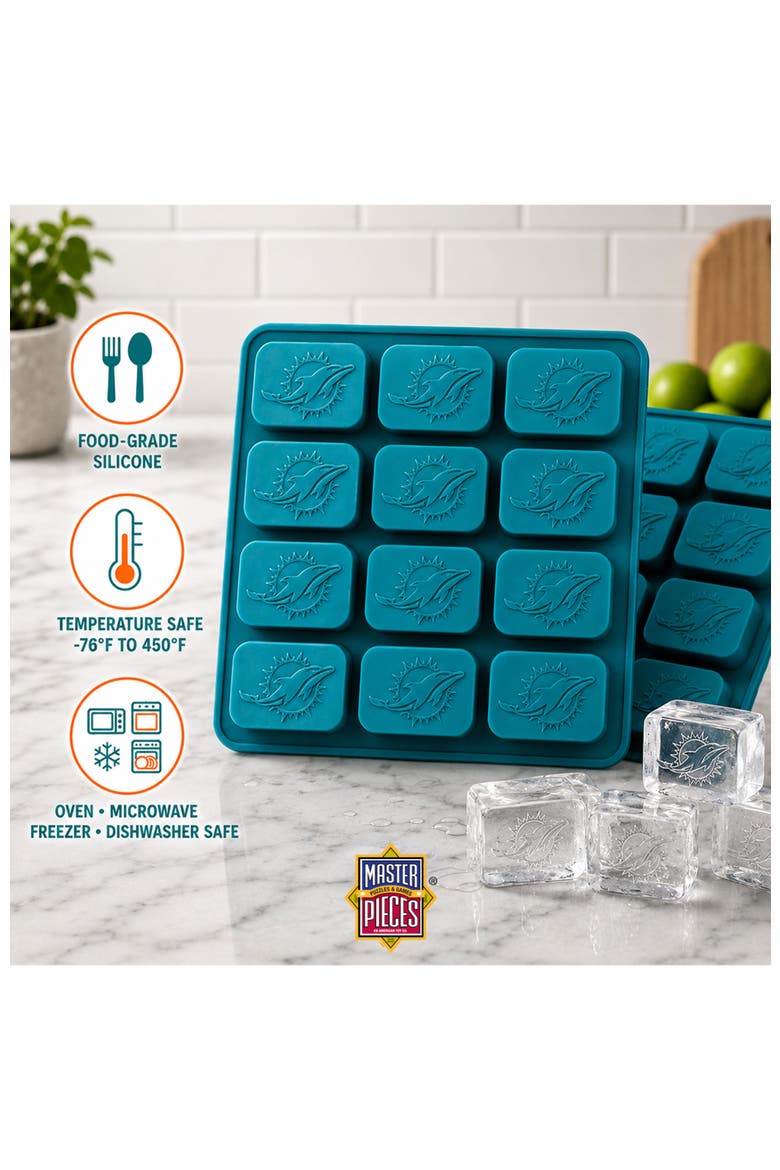 Miami Dolphins Ice Cube Tray, Alternate, color, Multicolor