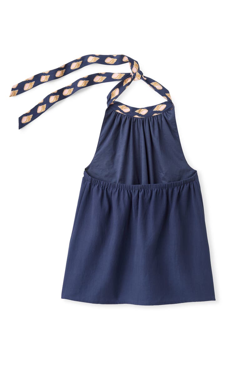 Legare Printed Halter Top, Alternate, color, Mariner's Bloom