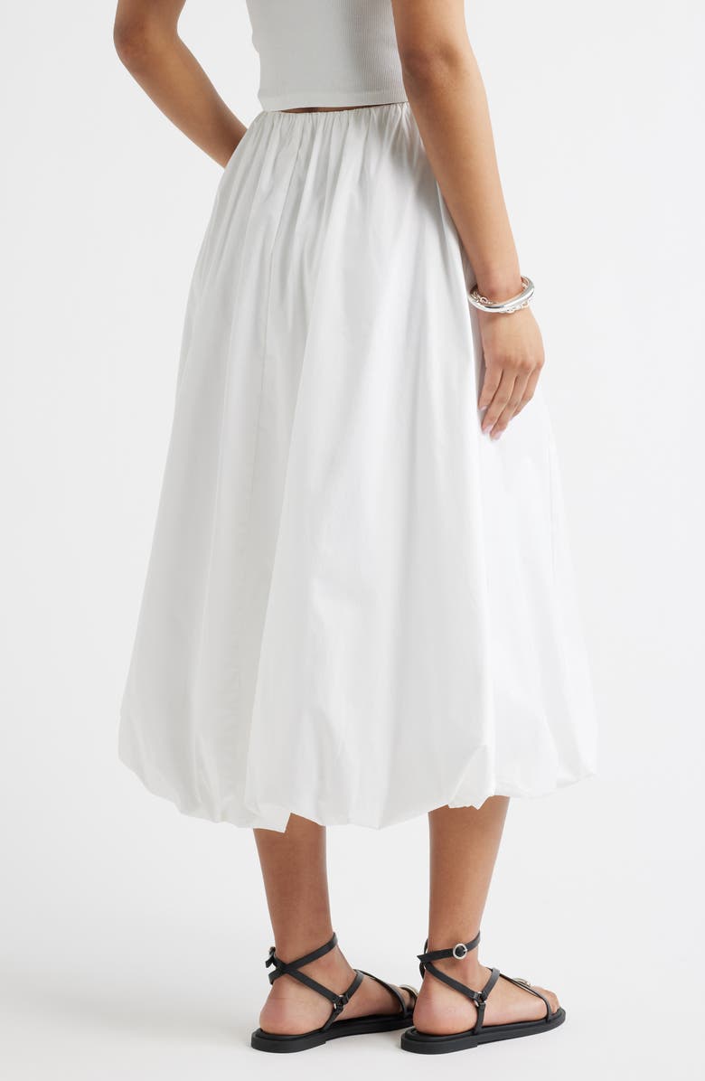 Open Edit Bubble Midi Skirt, Alternate, color, White