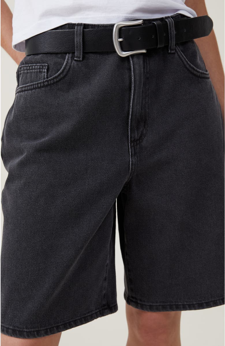 Cotton On Women's Super Baggy Denim Jort, Alternate, color,