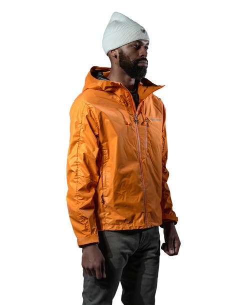Woodpecker Wind Rain Shell Jacket In Orange