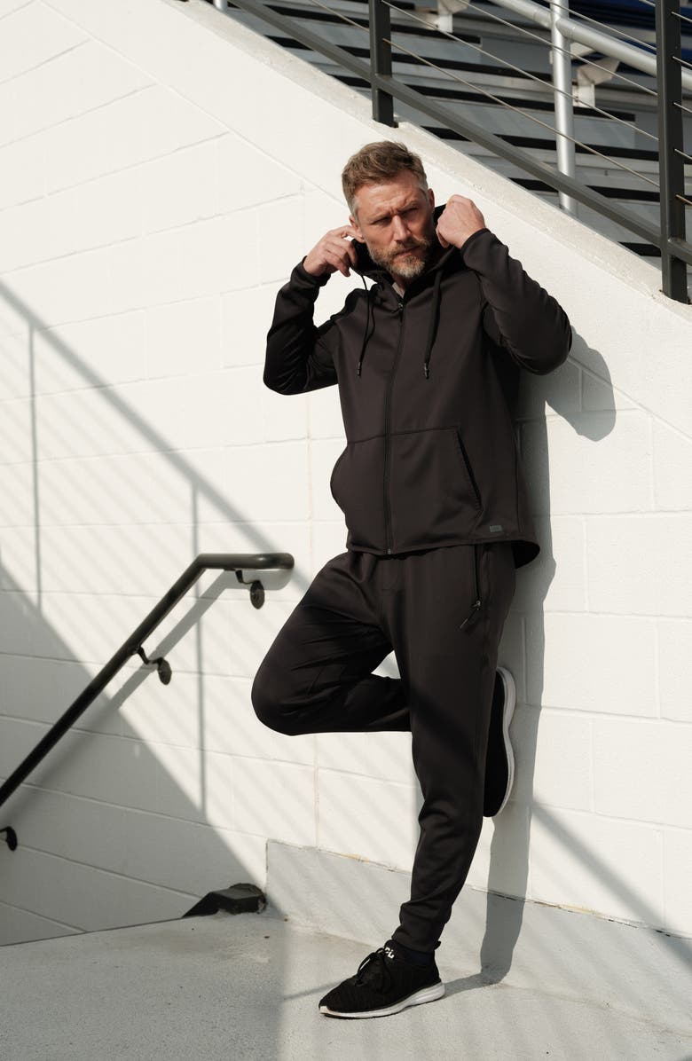 Rhone Warm Up Tech Full Zip Hoodie, Alternate, color,