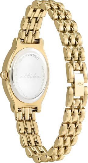 Classic Oval Dial Two-Tone Bracelet Watch