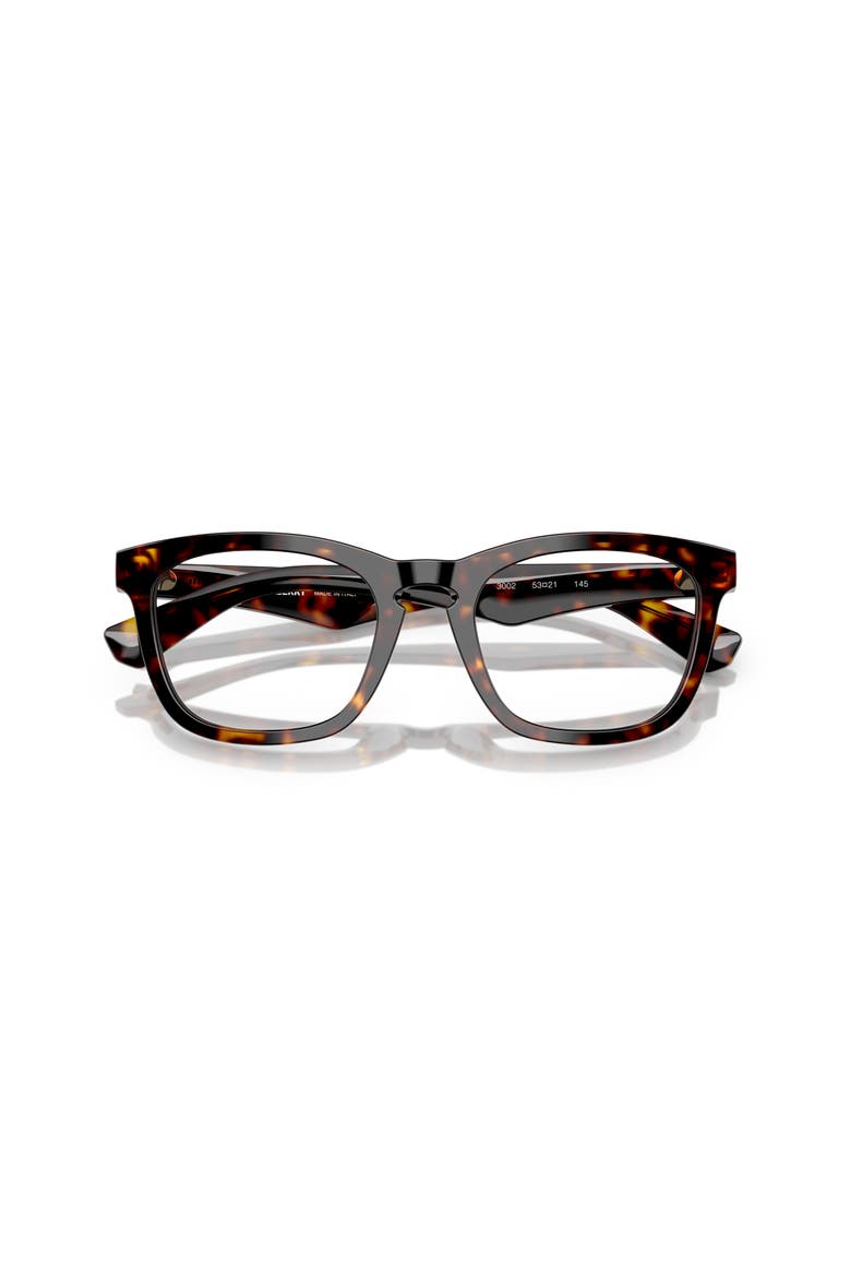 51mm Square optical glasses, Alternate, color, Brown