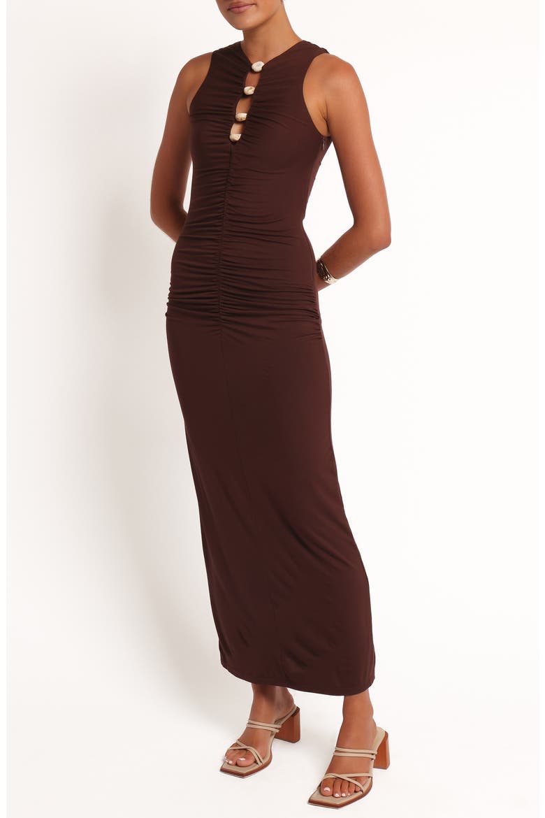 Brody Body-Con Dress, Alternate, color, CHOCOLATE