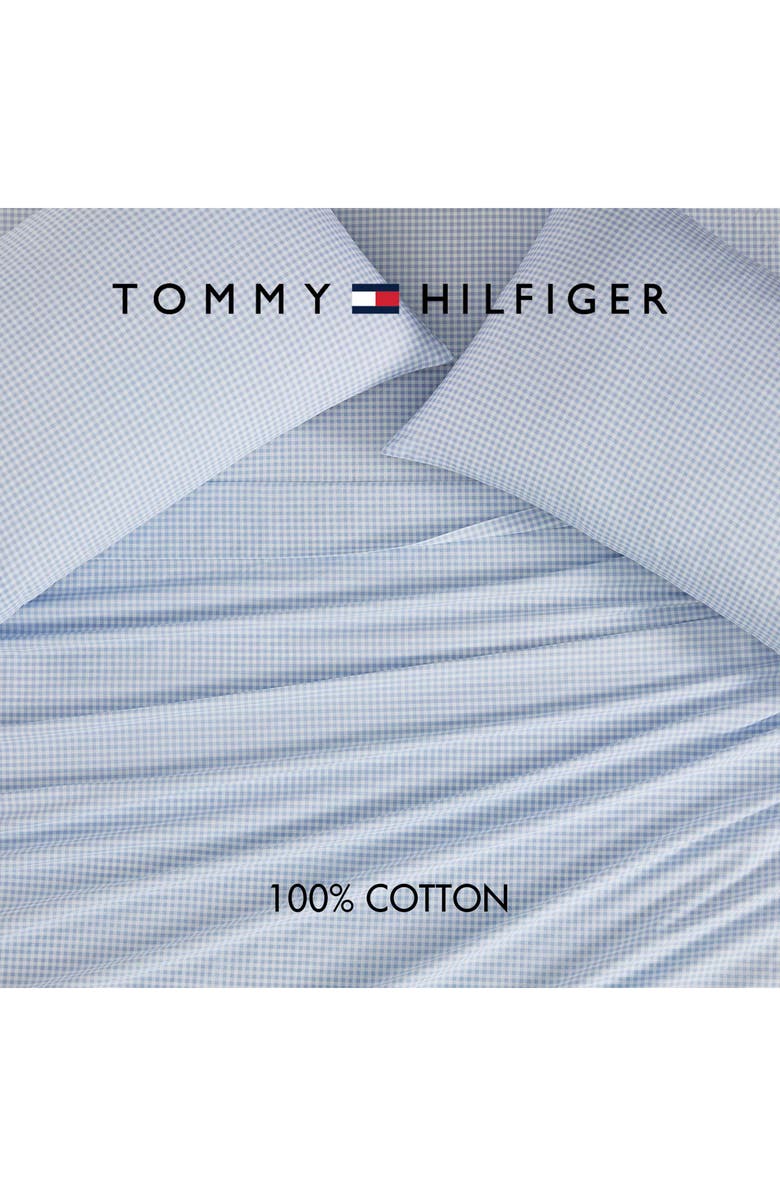 Tommy Hilfiger Gardena Check Sheet Set, Alternate, color, White/ Boathouse Blue