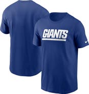 Nike Men's Nike Royal New York Giants Primetime Wordmark Essential T-Shirt