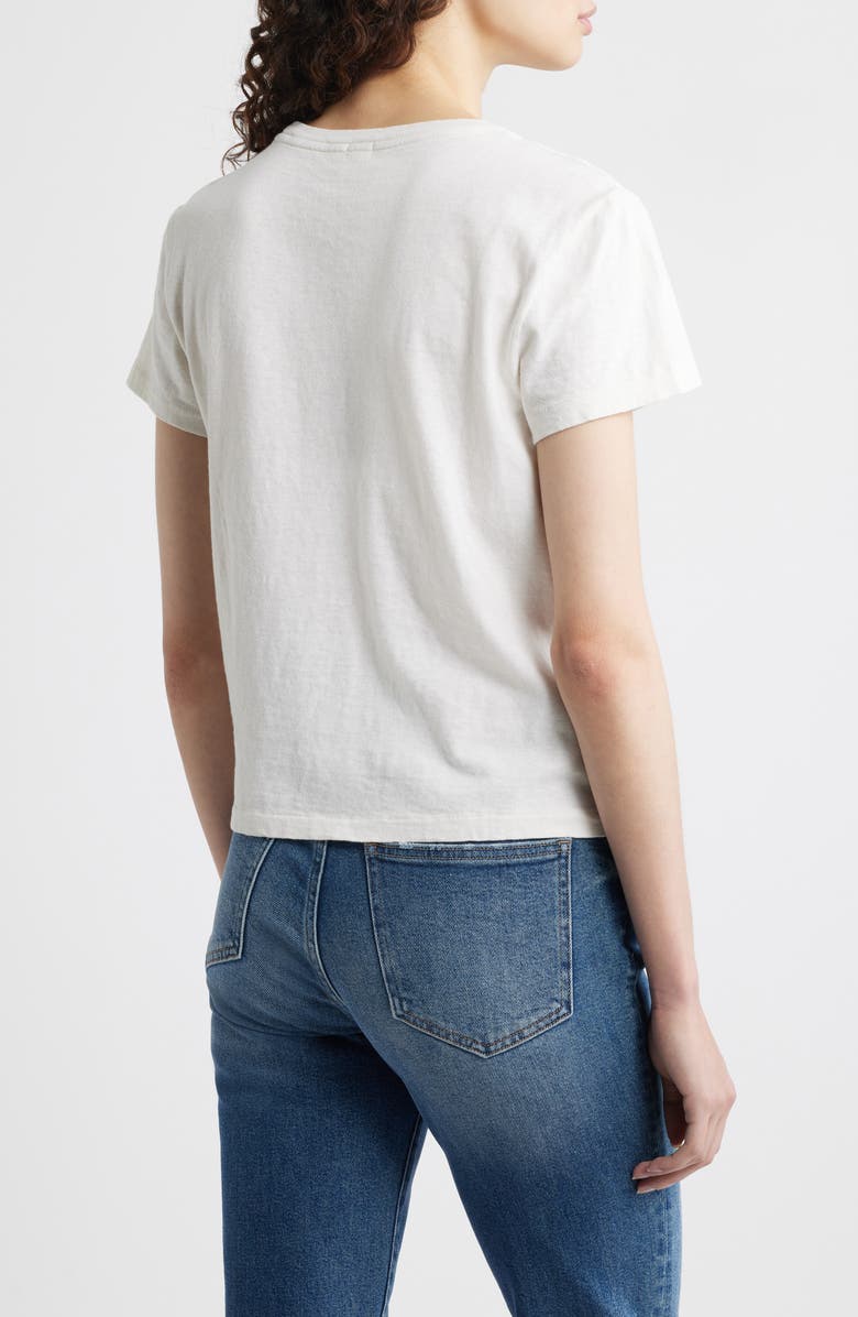 Re/Done I Have A Crush On You Cotton Graphic T-Shirt, Alternate, color, Vintage White