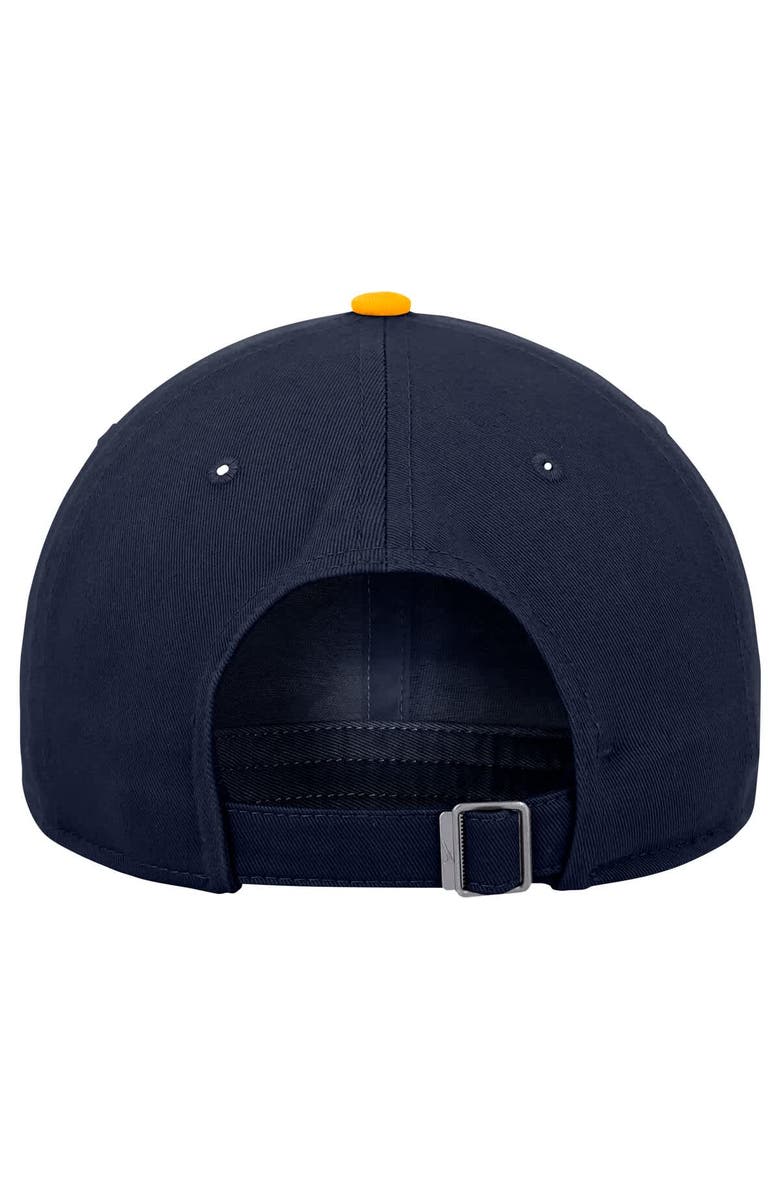 Nike Men's Nike Navy Cal Bears Colorblock Club Adjustable Hat, Alternate, color, 