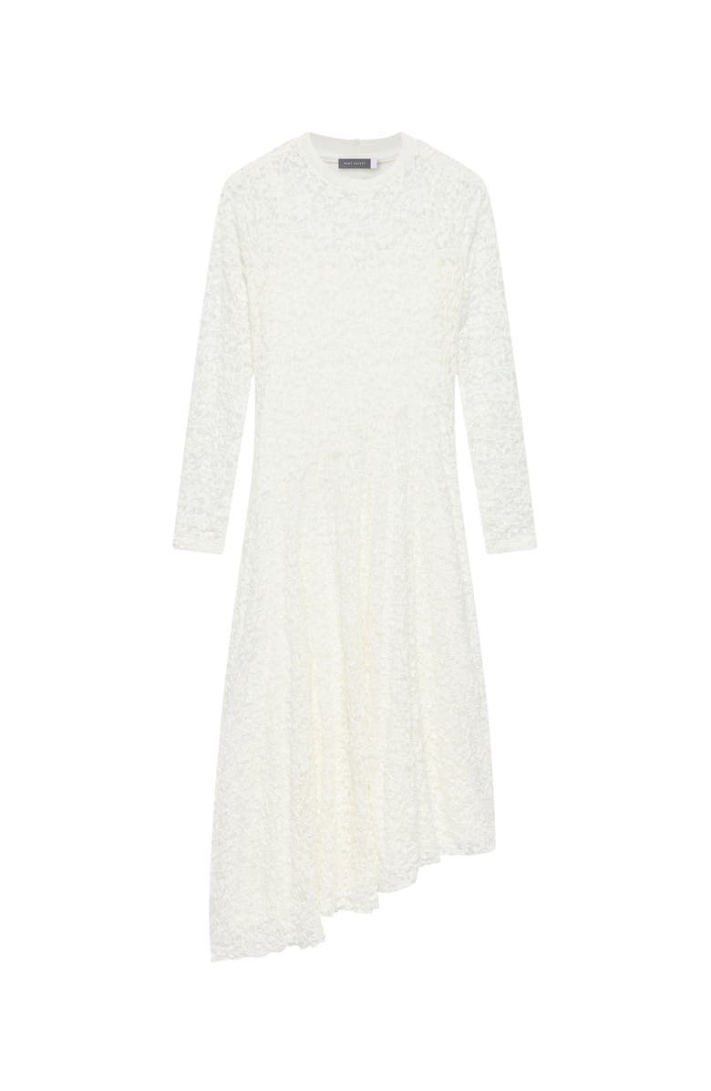 MINT VELVET Lace Full Asymmetric Midi Dress, Alternate, color, Ivory