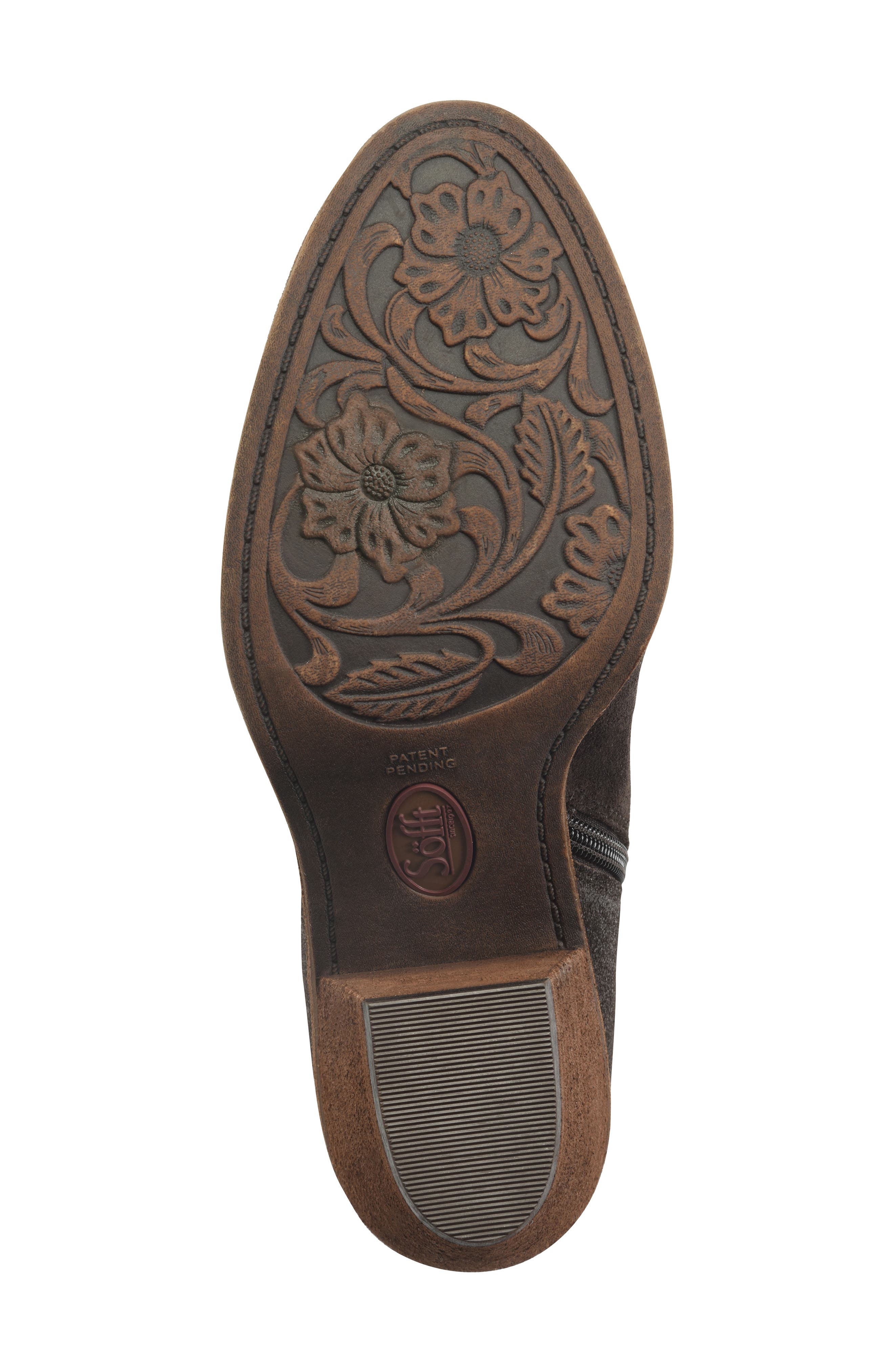 Tilton Bootie, Alternate, color, DARK BROWN/ ESPRESSO SUEDE