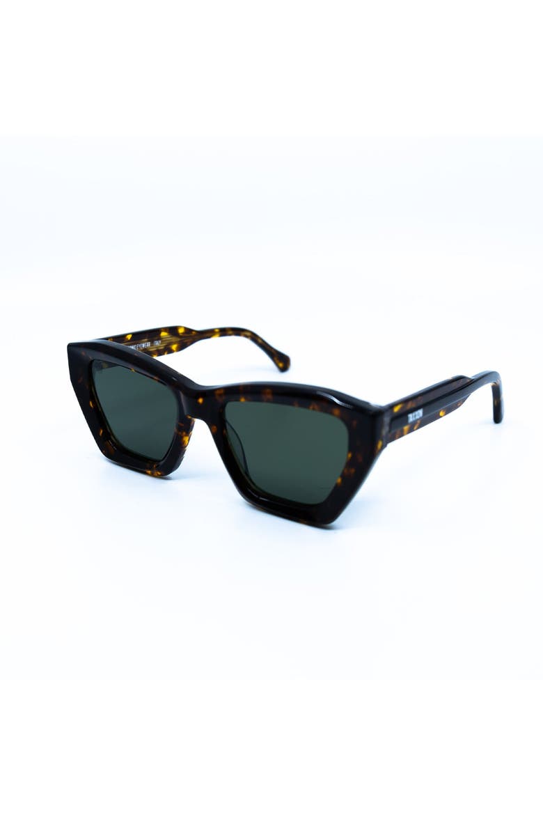 Osca Havana Sunglasses, Alternate, color, Green