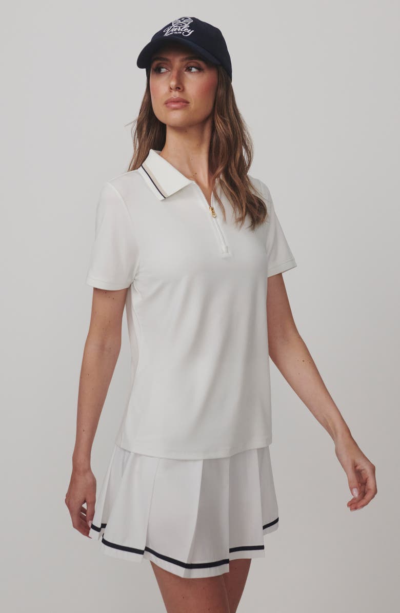 Varley Elton Performance Polo, Alternate, color, White