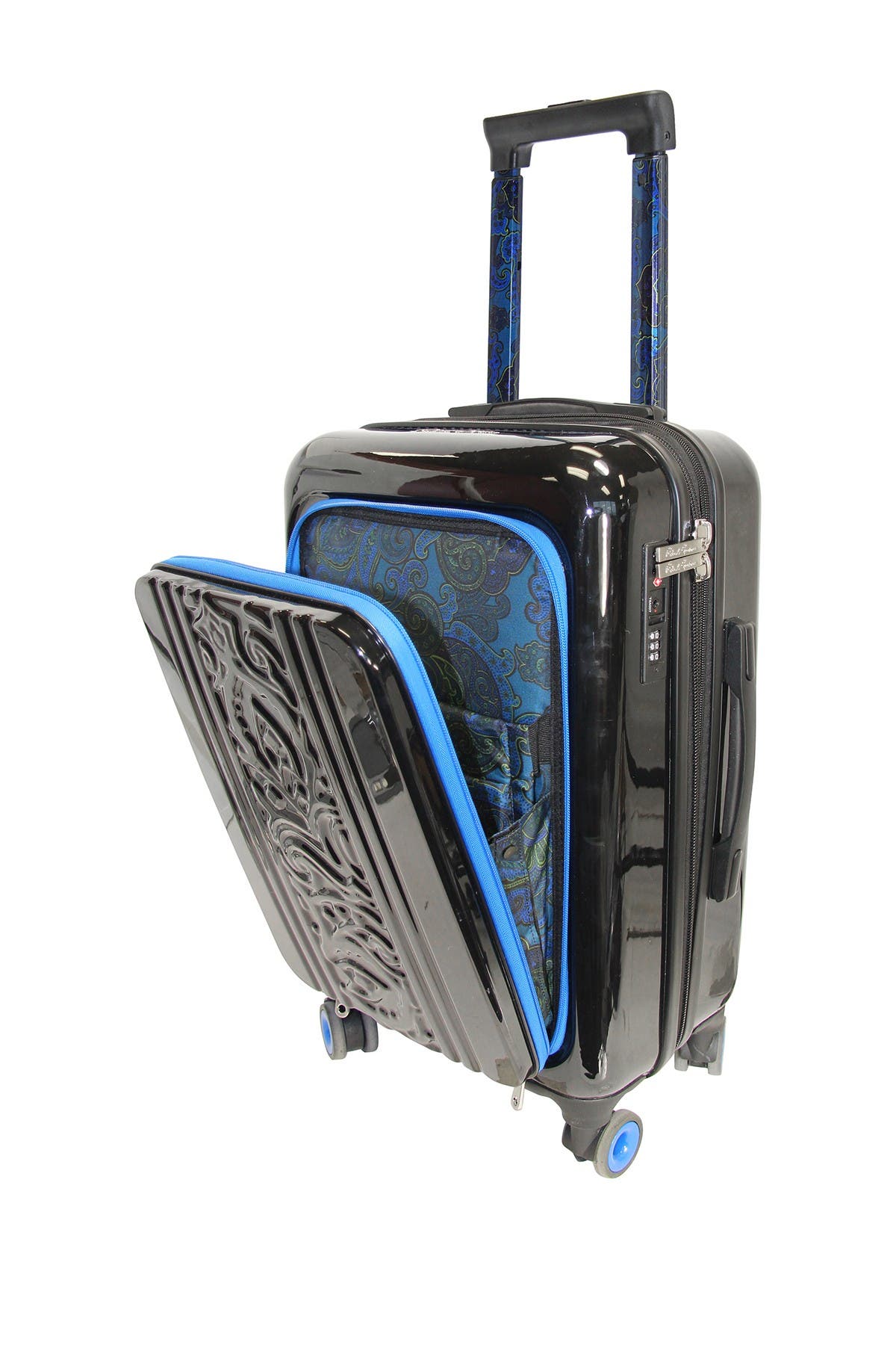 Robert Graham Straton 20" Carry-On Spinner Suitcase, Alternate, color, 