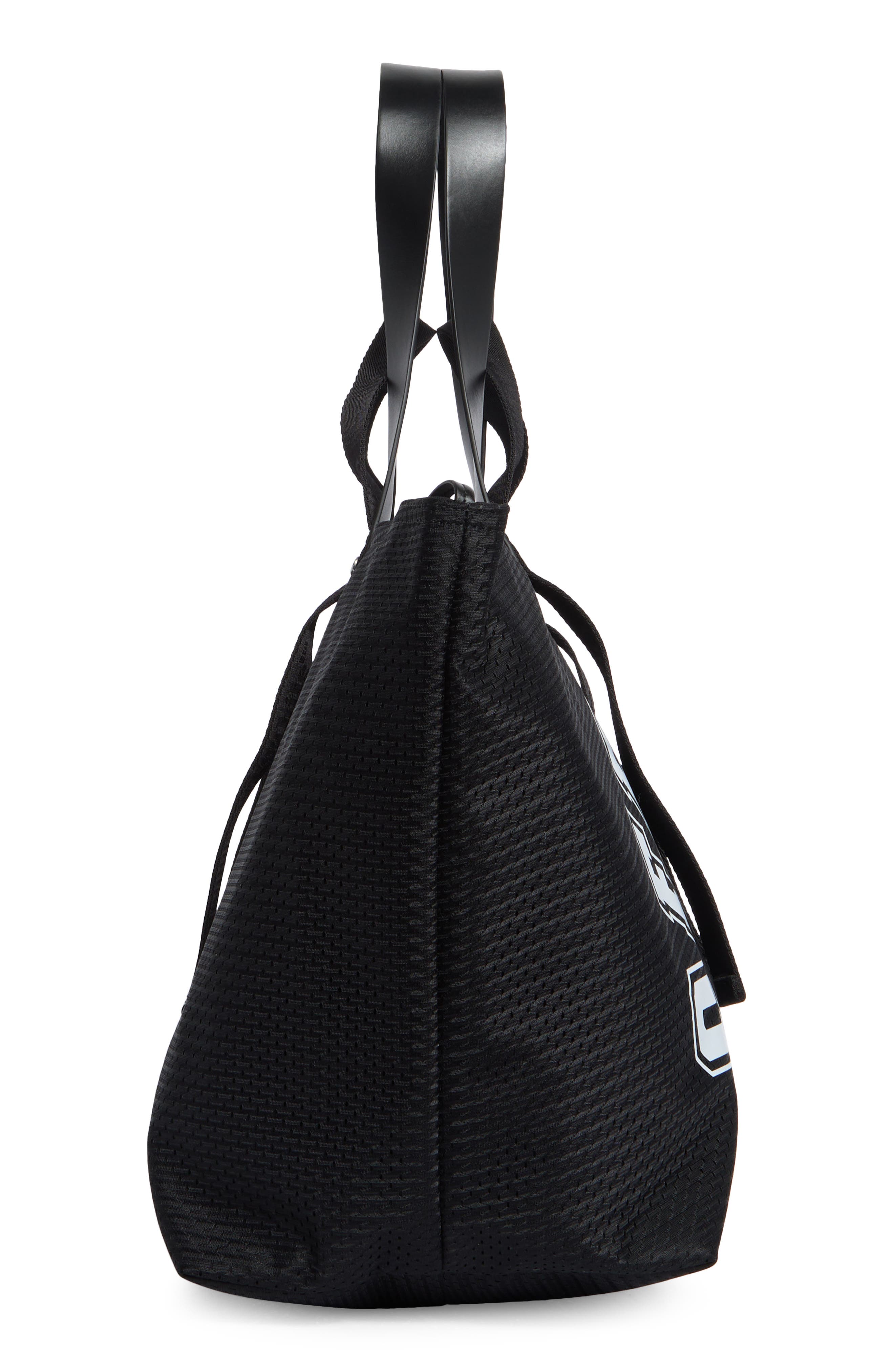 Off-White Day Off Mesh Basketball Tote Bag, Alternate, color, 