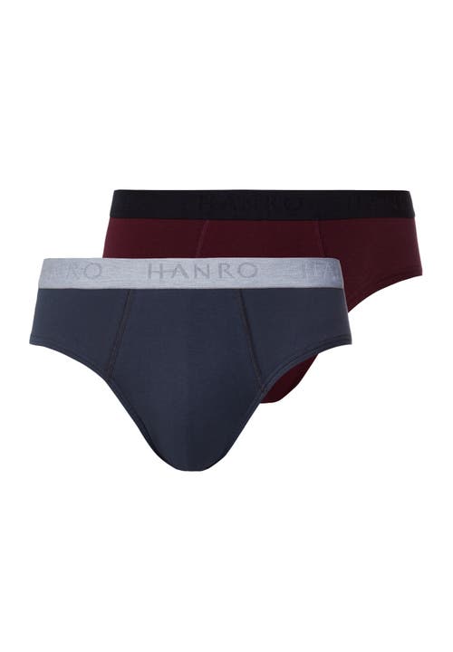 Hanro Cotton Essentials 2-pack Cotton Briefs In Multi