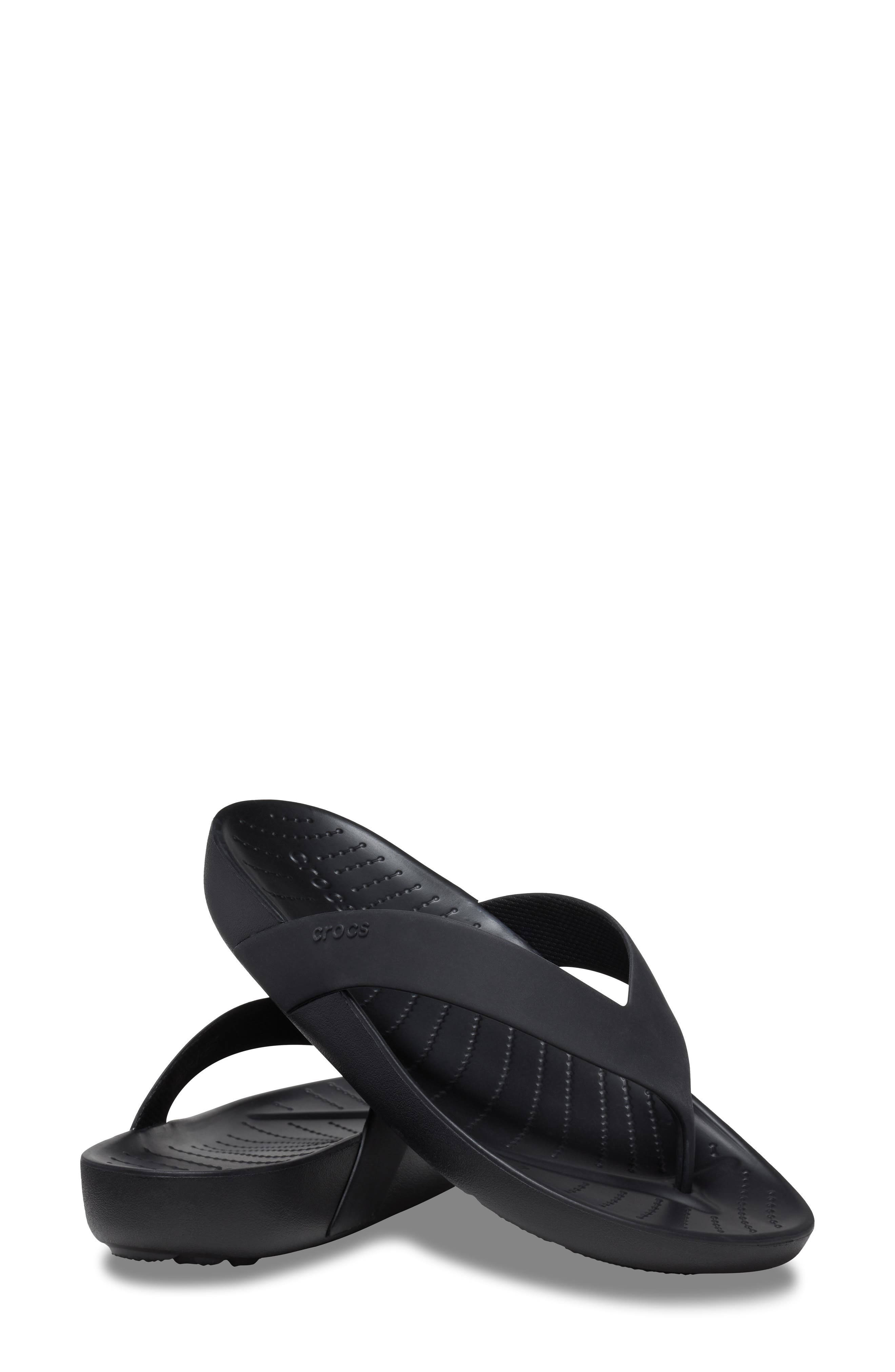 Splash Flip Flop, Alternate, color, BLACK