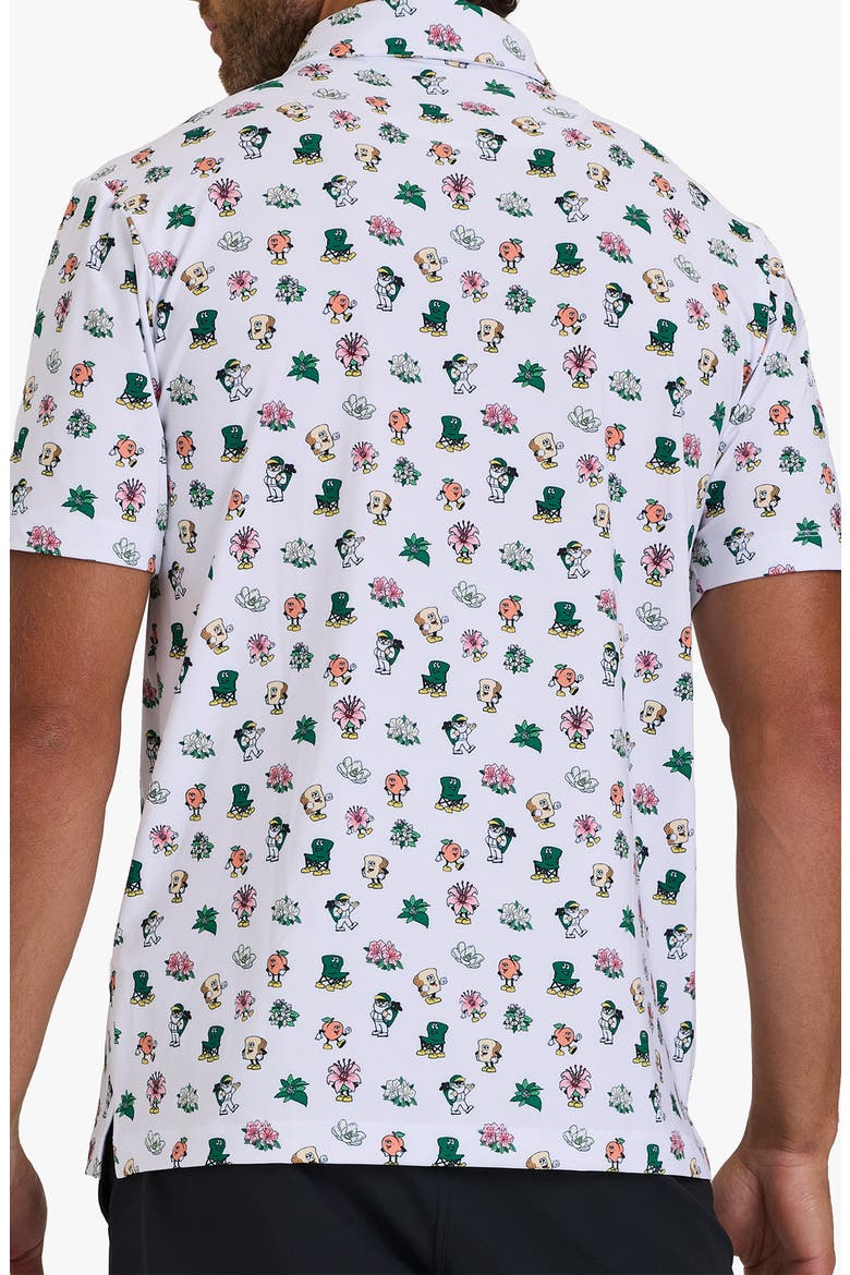 Amateur’s Icon Print Performance Golf Polo, Alternate, color, MASTERS ICON PRINT