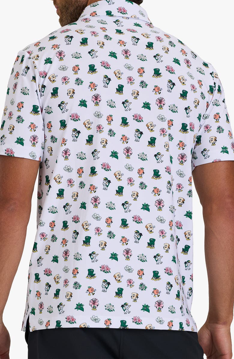 Bad Birdie Masters Icon Print Performance Golf Polo, Alternate, color, Masters Icon Print