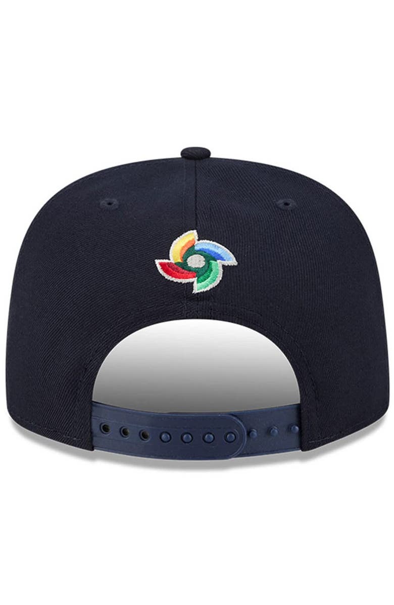 New Era Men's New Era  Navy Great Britain Baseball 2026 World Baseball Classic 9FIFTY A-Frame Snapback Hat, Alternate, color, Navy