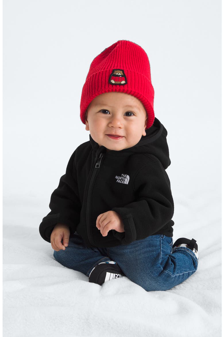 Glacier Fleece Zip Hoodie, Alternate, color, TNF BLACK