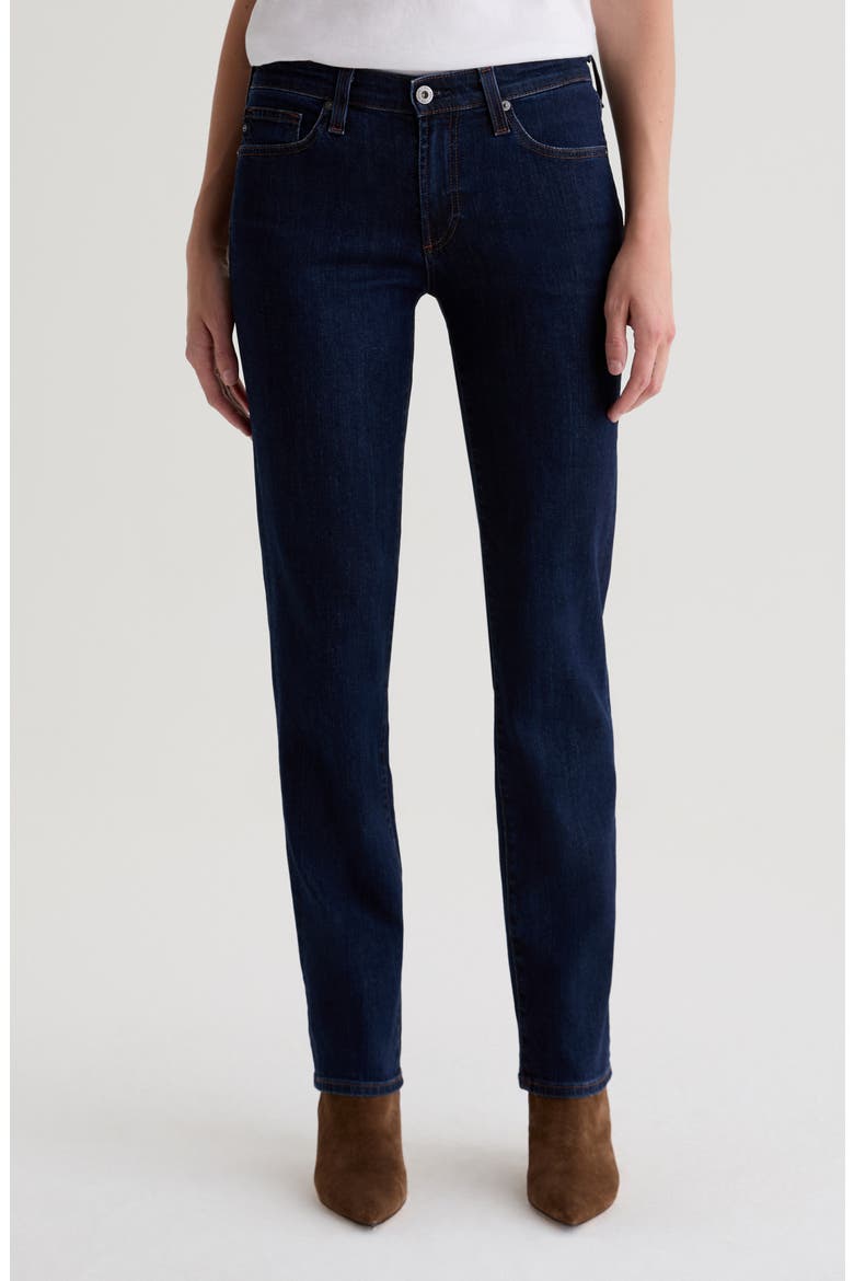 Sandra Low Rise Slim Straight Leg Jeans, Main, color, MODERN INDIGO