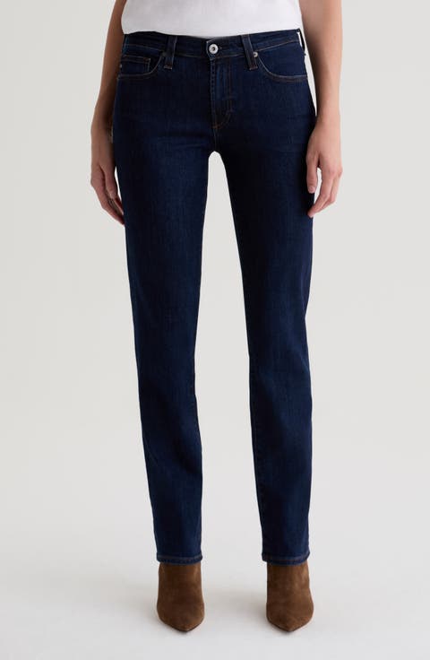 Sandra Low Rise Slim Straight Leg Jeans (Modern Indigo)