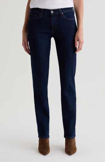 AG Sandra Low Rise Slim Straight Leg Jeans