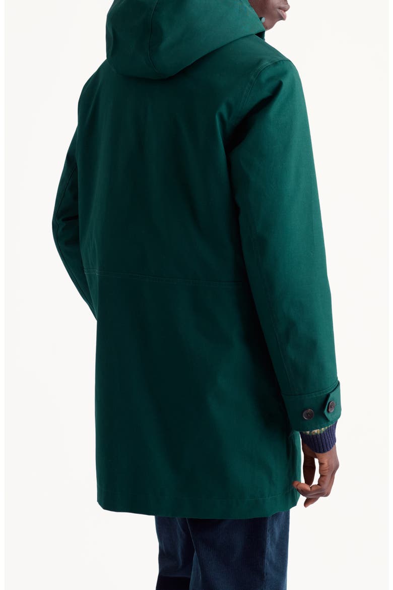 Tidesman Waterproof Cotton Coat, Alternate, color, THICKET