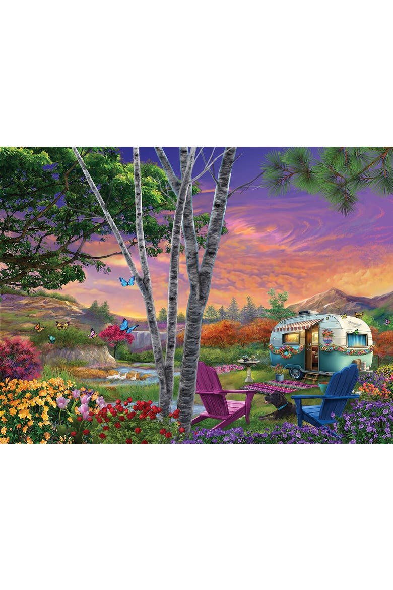 Parked in Paradise 500 piece Jigsaw Puzzle for Adults, Alternate, color, Multicolor
