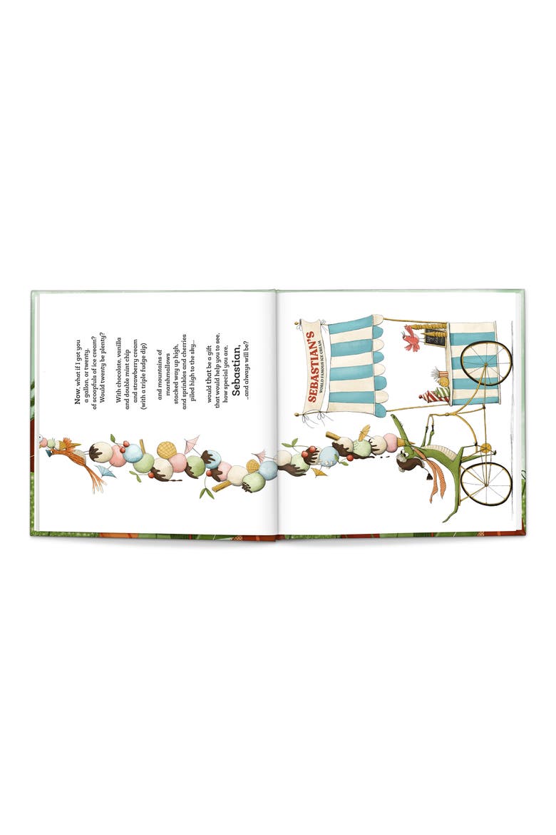 'A Birthday Gift' Personalized Book, Alternate, color, GREEN