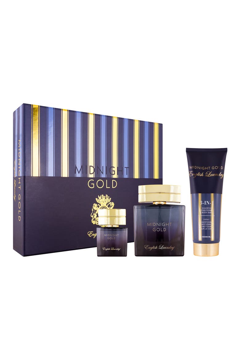 Midnight Gold Fragrance Set, Main, color, NO COLOR