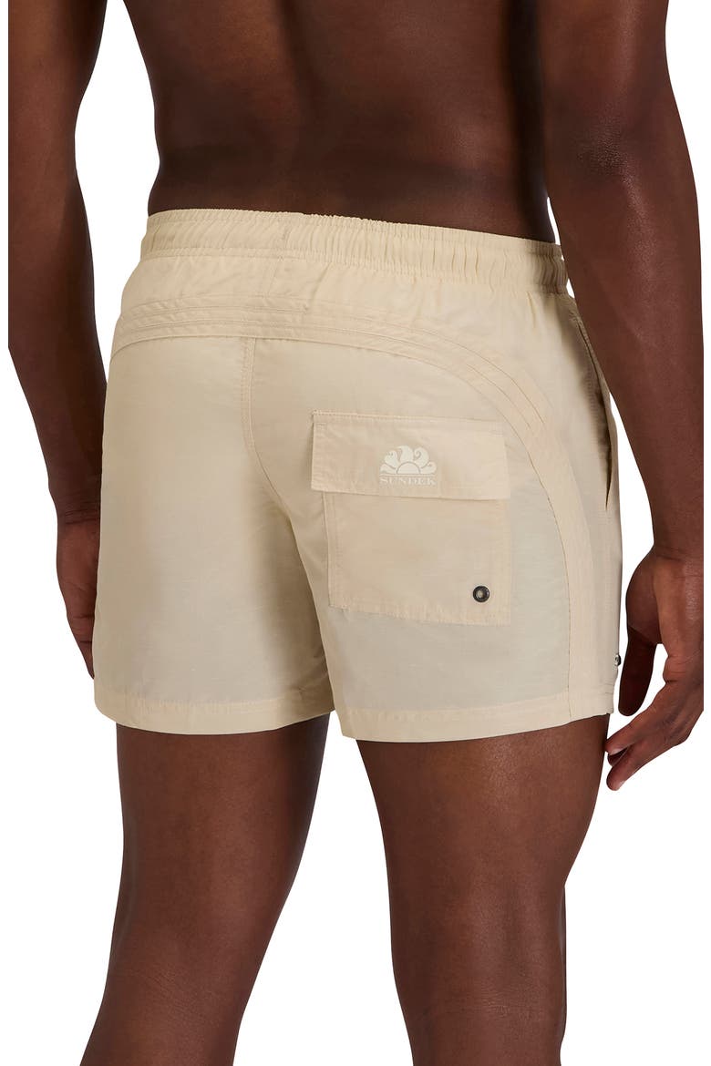 Solid Swim Trunks, Alternate, color, SAFARI