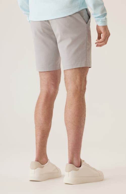 Shop Deke Oasis Luxeflex Twill Bermuda Shorts In Stone