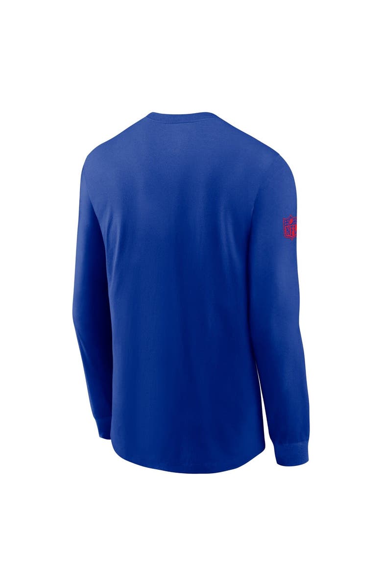 Nike Men's Nike Royal Buffalo Bills Sideline Performance Long Sleeve T-Shirt, Alternate, color, Royal