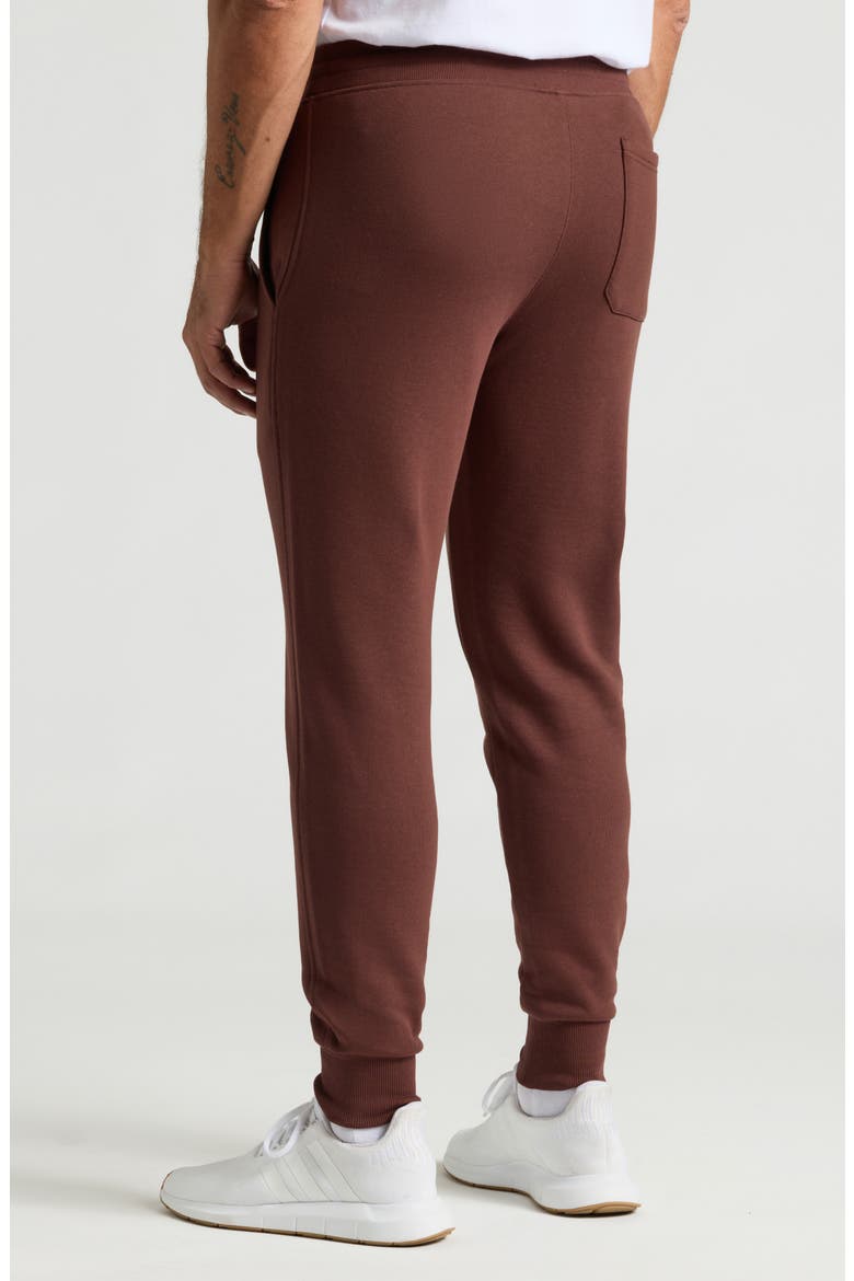 Fleece Joggers, Alternate, color, CAROB
