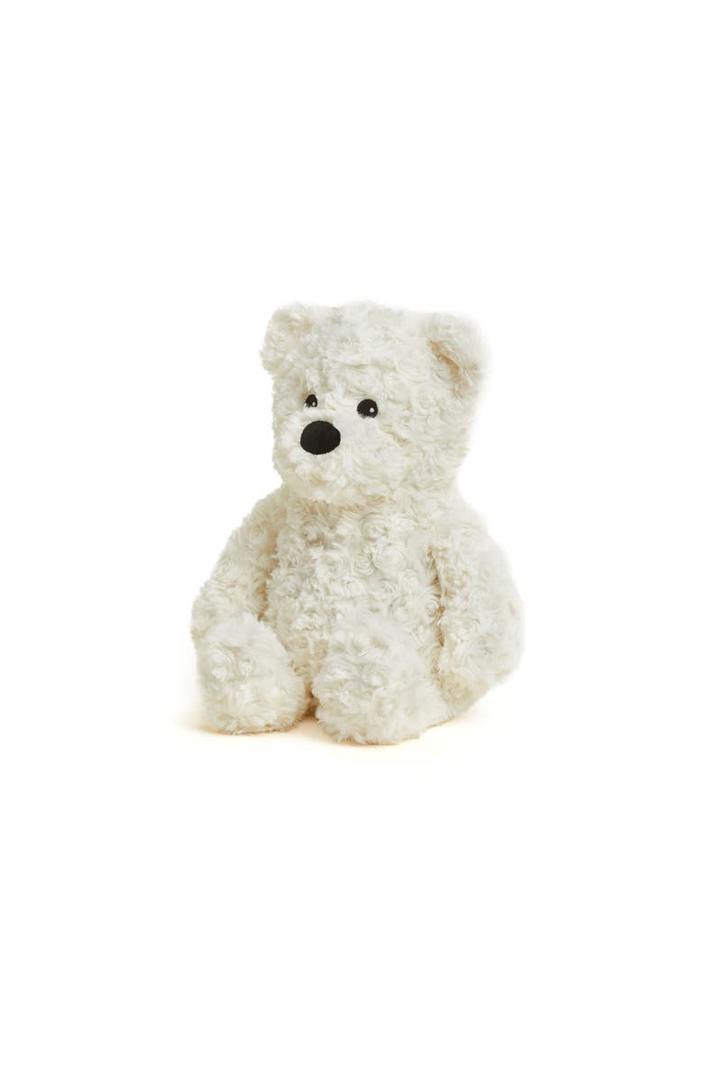 Warmies Curly Bear Plush Toy, Main, color, Light Beige