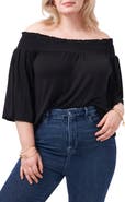 1.STATE Off the Shoulder Knit Top